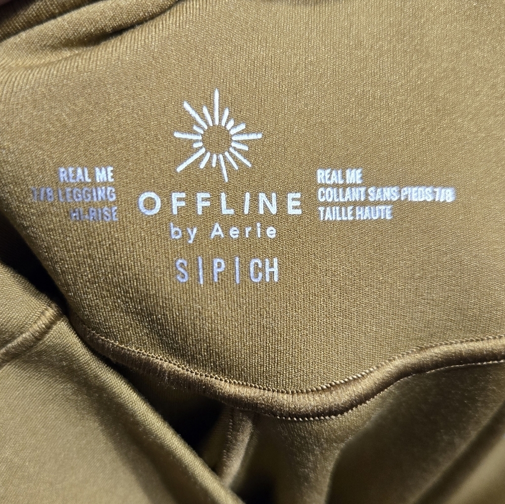 Offline By Aerie Real Me Leggings Sz Small Front Criss Cross - Picture 2 of 5